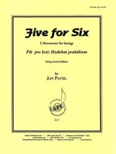Five for Six 2 Violin, 2 Viola, Cello and Bass Sextet cover